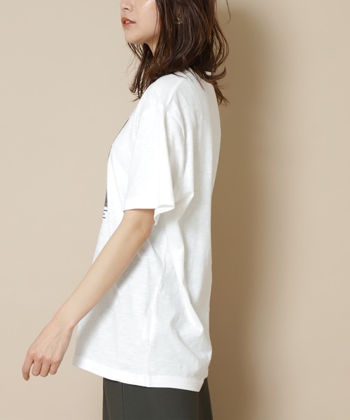 N.（N. Natural Beauty Basic）（エヌエヌナチュラルビューティーベーシック）の「【GOOD ROCK SPEED】マリリンモンローTシャツ（Tシャツ/カットソー・レディース・ホワイト・MEDIUM）」の6枚目の写真