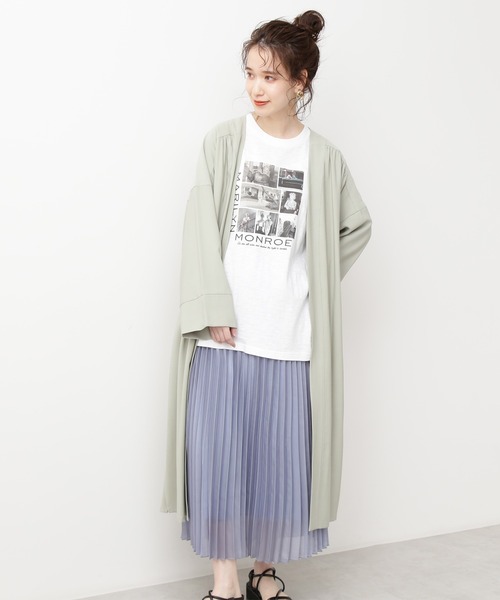 N.（N. Natural Beauty Basic）（エヌエヌナチュラルビューティーベーシック）の「【GOOD ROCK SPEED】マリリンモンローTシャツ（Tシャツ/カットソー・レディース・ホワイト・MEDIUM）」の4枚目の写真