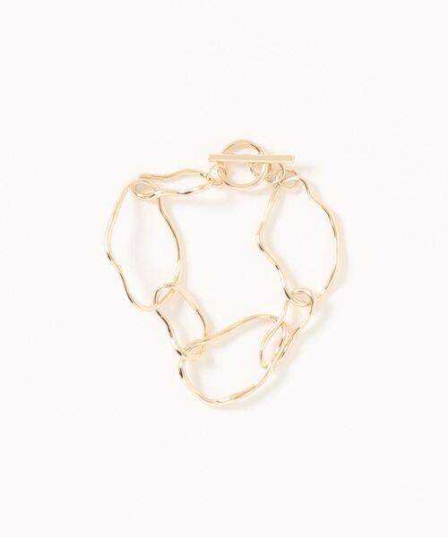 LOWRYS FARM(ローリーズファーム)の「ヘンケイメタルブレスレット 941273(ブレスレット・レディース・シルバー/ゴールド・FREE)」の1枚目の写真