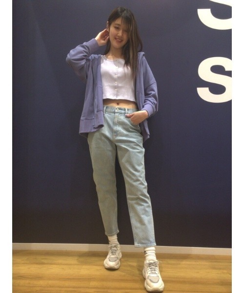 GAP（ギャップ）の「モダン UネックTシャツ（Tシャツ/カットソー・レディース・ライラック/ホワイト/ブラック/ブルー・XXS/L/XL/S/XS/M）」の7枚目の写真