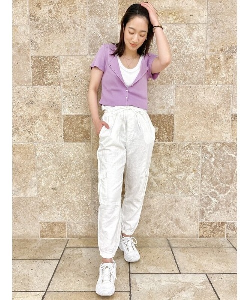 GAP（ギャップ）の「モダン UネックTシャツ（Tシャツ/カットソー・レディース・ライラック/ホワイト/ブラック/ブルー・XXS/L/XL/S/XS/M）」の15枚目の写真