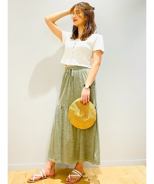 GAP（ギャップ）の「モダン UネックTシャツ（Tシャツ/カットソー・レディース・ライラック/ホワイト/ブラック/ブルー・XXS/L/XL/S/XS/M）」の17枚目の写真