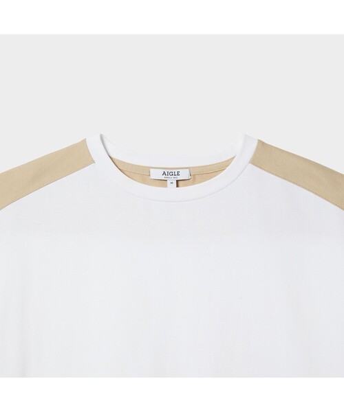 AIGLE(エーグル)の「吸水速乾 フレンチスリーブ Tシャツ(Tシャツ/カットソー・レディース・ホワイト/ミント/ダークネイビー・S/M/L)」の14枚目の写真