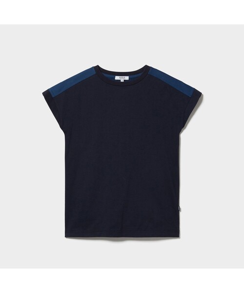 AIGLE(エーグル)の「吸水速乾 フレンチスリーブ Tシャツ(Tシャツ/カットソー・レディース・ホワイト/ミント/ダークネイビー・S/M/L)」の21枚目の写真