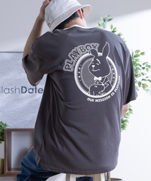 【PLAYBOY/プレイボーイ】レトロ&コミックイラスト半袖Tシャツ/バックプリント/ビッグシルエット/ユニセックス