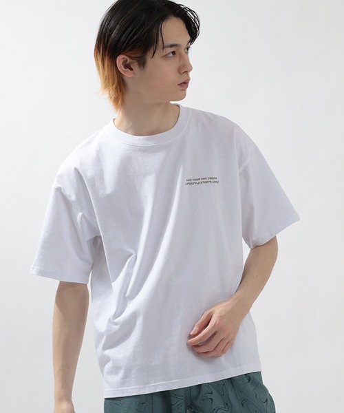PLAYBOY(プレイボーイ)の「【PLAYBOY/プレイボーイ】レトロ&コミックイラスト半袖Tシャツ/バックプリント/ビッグシルエット/ユニセックス(Tシャツ/カットソー・メンズ・ブラック/グリーン/オフホワイト/ライトブルー/ホワイト系その他/ホワイト・L/M)」の15枚目の写真