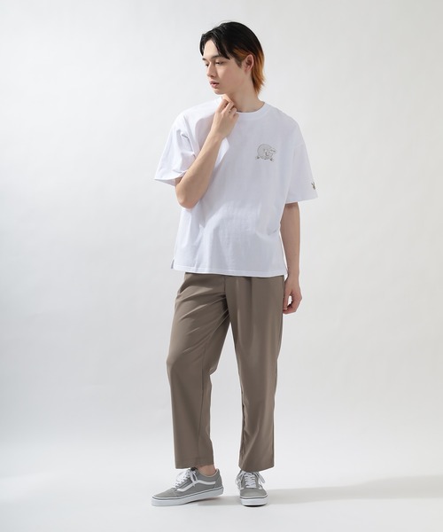 PLAYBOY(プレイボーイ)の「【PLAYBOY/プレイボーイ】レトロ&コミックイラスト半袖Tシャツ/バックプリント/ビッグシルエット/ユニセックス(Tシャツ/カットソー・メンズ・ブラック/グリーン/オフホワイト/ライトブルー/ホワイト系その他/ホワイト・L/M)」の8枚目の写真