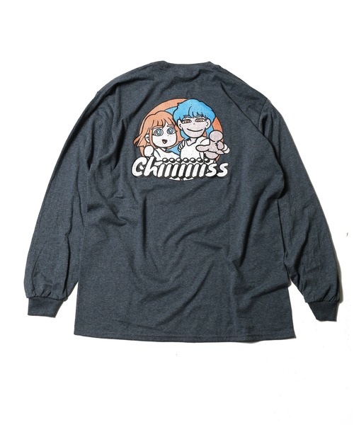 らぶしっく SPINNS コラボ トップス ロンT ネイビー SPINNS（スピンズ）の「【こちゃにカップル×SPINNSコラボ