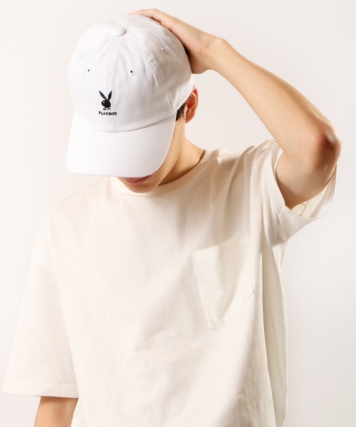 play boy キャップ CAP】PLAYBOY 帽子 ロゴ刺繍 キャップ ローキャップ