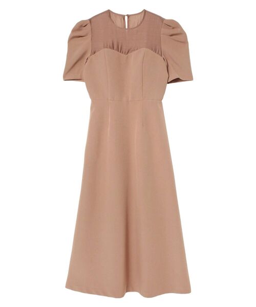 LAGUNAMOON(ラグナムーン)の「LADYパフスリーブDRESS(ドレス・レディース・ブラック/ベージュ/ミント・SMALL/MEDIUM)」の17枚目の写真