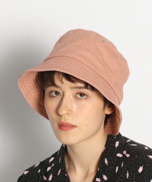 niko and...（ニコアンド）の「オリジナル草木染めバケットハット（ハット・レディース・ベージュ/グリーン/モカ/シャーベット・FREE）」の4枚目の写真