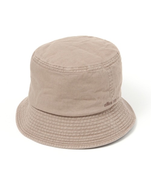 niko and...（ニコアンド）の「オリジナル草木染めバケットハット（ハット・レディース・ベージュ/グリーン/モカ/シャーベット・FREE）」の19枚目の写真