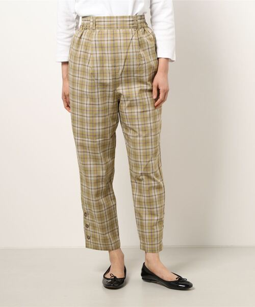 ehka sopo（エヘカソポ）の「サイドボタンパンツ（その他パンツ・レディース・ベージュ/カーキ/キャメル・ﾌﾘ-）」の6枚目の写真