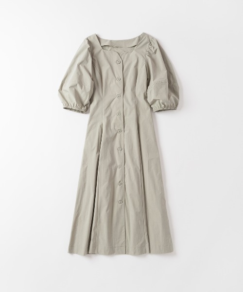 WILLSELECTION（ウィルセレクション）の「タイプライターボリュームスリーブワンピース（ワンピース・レディース・ブラック/ベージュ/ミント・SMALL/MEDIUM）」の10枚目の写真