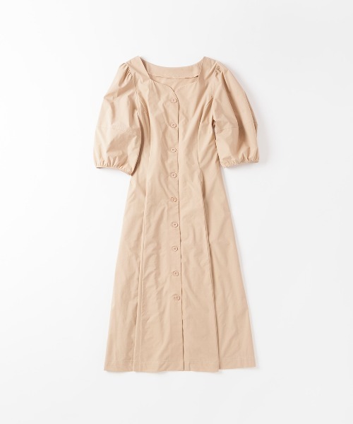 WILLSELECTION（ウィルセレクション）の「タイプライターボリュームスリーブワンピース（ワンピース・レディース・ブラック/ベージュ/ミント・SMALL/MEDIUM）」の11枚目の写真