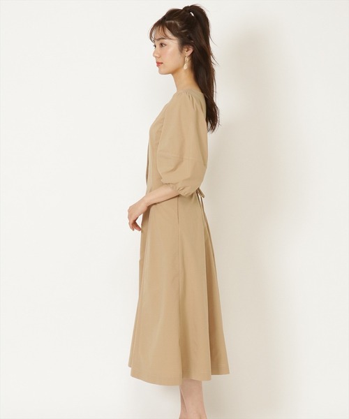 WILLSELECTION（ウィルセレクション）の「タイプライターボリュームスリーブワンピース（ワンピース・レディース・ブラック/ベージュ/ミント・SMALL/MEDIUM）」の14枚目の写真