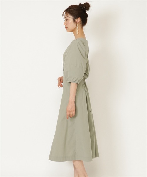 WILLSELECTION（ウィルセレクション）の「タイプライターボリュームスリーブワンピース（ワンピース・レディース・ブラック/ベージュ/ミント・SMALL/MEDIUM）」の16枚目の写真