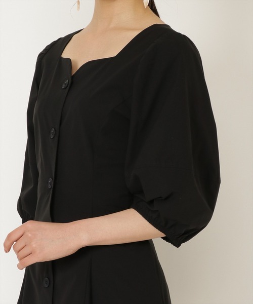 WILLSELECTION（ウィルセレクション）の「タイプライターボリュームスリーブワンピース（ワンピース・レディース・ブラック/ベージュ/ミント・SMALL/MEDIUM）」の21枚目の写真