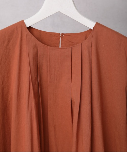 ap retro(アプレトロ)の「インド綿ボリュームフレアロングワンピース【ZOZO限定アイテム】(ワンピース・レディース・ブラック/ブラウン/オレンジ・FREE)」の5枚目の写真