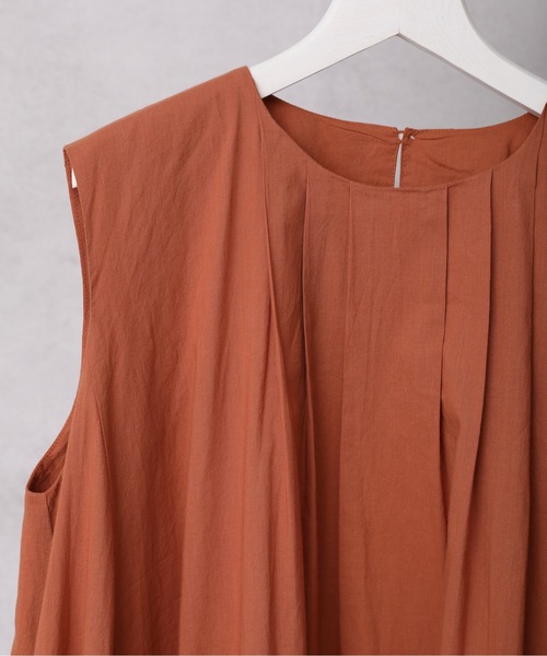 ap retro(アプレトロ)の「インド綿ボリュームフレアロングワンピース【ZOZO限定アイテム】(ワンピース・レディース・ブラック/ブラウン/オレンジ・FREE)」の8枚目の写真