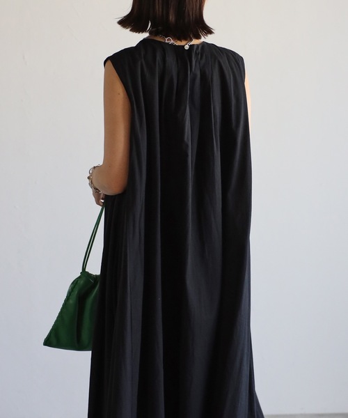 ap retro(アプレトロ)の「インド綿ボリュームフレアロングワンピース【ZOZO限定アイテム】(ワンピース・レディース・ブラック/ブラウン/オレンジ・FREE)」の20枚目の写真