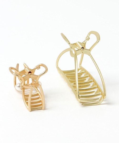 Heather（ヘザー）の「メタルバンスクリップ 948151（バレッタ/ヘアクリップ・レディース・ゴールド系その他/ゴールド系その他2/ゴールド系その他3/ゴールド・ONE SIZE）」の21枚目の写真