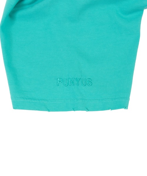 PUNYUS（プニュズ）の「クラッシュＴシャツ（Tシャツ/カットソー・レディース・ホワイト/ブラック/グリーン・3/4）」の15枚目の写真