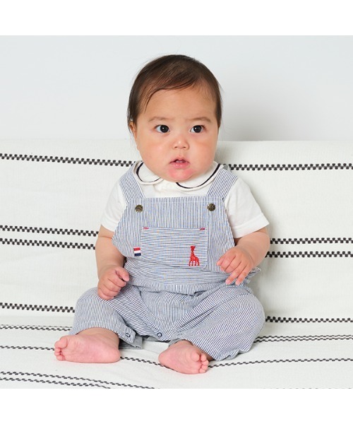 Sophie la girafe（ソフィーラジラフ）の「サッカーストライプ5分丈