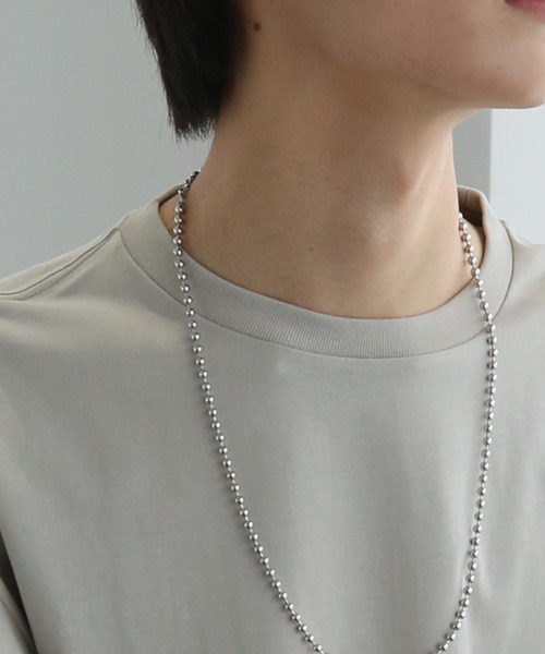 TUTTU（トゥトゥ）の「ベーシック ルーズシルエット無地Tシャツ（Tシャツ/カットソー・メンズ・ホワイト/ベージュ/アイボリー/スカイブルー/ブラック/チャコール/グレイッシュベージュ/ミント・M/L）」の14枚目の写真