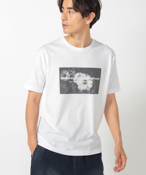 UNION STATION（ユニオンステーション）の「昇華転写プリントTシャツ（Tシャツ/カットソー・メンズ・ホワイト/レッド/ブルー・LL/M/L）」の2枚目の写真
