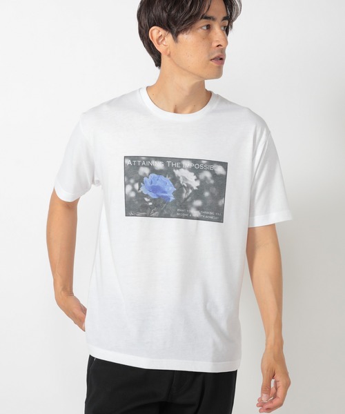 UNION STATION（ユニオンステーション）の「昇華転写プリントTシャツ（Tシャツ/カットソー・メンズ・ホワイト/レッド/ブルー・LL/M/L）」の3枚目の写真