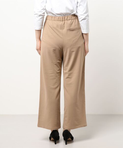 RAG MACHINE(ラグマシーン)の「【RAG MACHINE】「nobee」 楽伸びSUMMERワイドパンツ(その他パンツ・レディース・ネイビー×ホワイト/ベージュ/ブラック×ホワイト・M/S/L)」の5枚目の写真