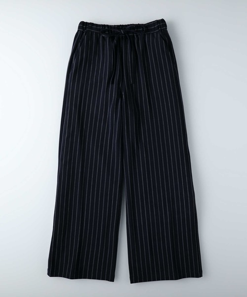 RAG MACHINE(ラグマシーン)の「【RAG MACHINE】「nobee」 楽伸びSUMMERワイドパンツ(その他パンツ・レディース・ネイビー×ホワイト/ベージュ/ブラック×ホワイト・M/S/L)」の11枚目の写真