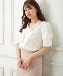 Allamanda | 2段パフ袖ボウタイブラウス(シャツ/ブラウス)