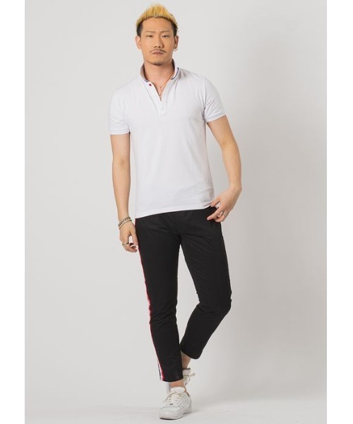 ポロシャツ トップス襟を立てるとセクシーなポロシャツ ポロシャツ Evolution エボリューション のファッション