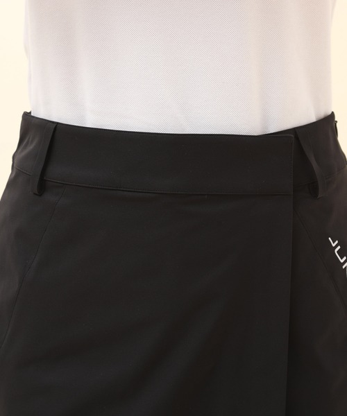 JUN&ROPE'（ジュンアンドロペ）の「【撥水】【UV】【接触冷感】ロゴプリントラップ風スカート（スカート・レディース・ホワイト/ピンク/ブラック・S/M/L）」の9枚目の写真