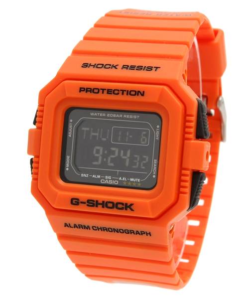 CASIO(カシオ)の「G-SHOCK / DW-D5500MR-4JF(アナログ腕時計・メンズ・オレンジ・ONE SIZE)」の1枚目の写真