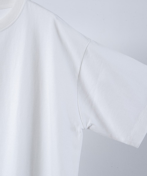 INTER FACTORY（インターファクトリー）の「ファッションインフルエンサー たいが - クルーネックオーバーサイズTシャツ　made in INTER FACTORY（Tシャツ/カットソー・メンズ・ホワイト/ブラック/ベージュ・MEDIUM/LARGE）」の12枚目の写真