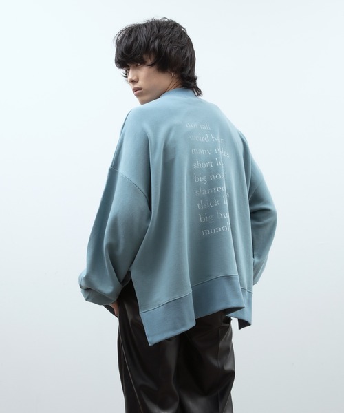 unlow（アンロー）の「コンプレックスor個性？スウェット（スウェット・メンズ・ブラック/ブルーグレー・FREE）」の4枚目の写真