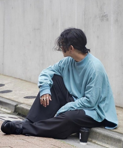 unlow（アンロー）の「コンプレックスor個性？スウェット（スウェット・メンズ・ブラック/ブルーグレー・FREE）」の11枚目の写真