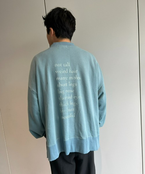 unlow（アンロー）の「コンプレックスor個性？スウェット（スウェット・メンズ・ブラック/ブルーグレー・FREE）」の13枚目の写真