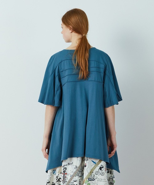 FRAPBOIS（フラボア）の「ピンカット カットソー（Tシャツ/カットソー・レディース・ベージュ/エメラルド・1）」の15枚目の写真