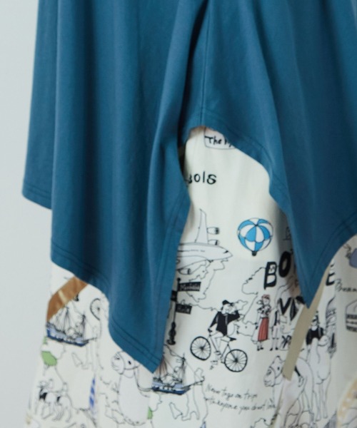 FRAPBOIS（フラボア）の「ピンカット カットソー（Tシャツ/カットソー・レディース・ベージュ/エメラルド・1）」の18枚目の写真