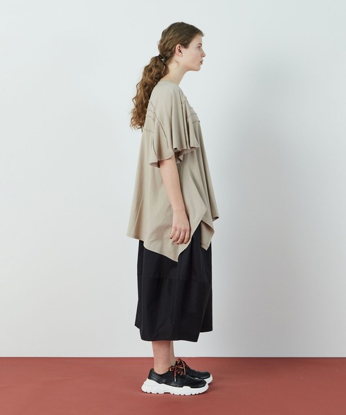 FRAPBOIS（フラボア）の「ピンカット カットソー（Tシャツ/カットソー・レディース・ベージュ/エメラルド・1）」の19枚目の写真