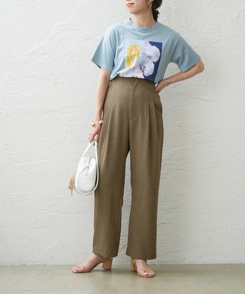 Omekashi（オメカシ）の「ダブルタックパンツ（その他パンツ・レディース・ベージュ/オリーブ/ブラック・36/38）」の13枚目の写真