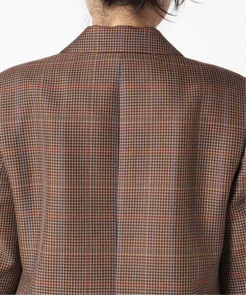 Noble（ノーブル）の「チェックピークドロングジャケット