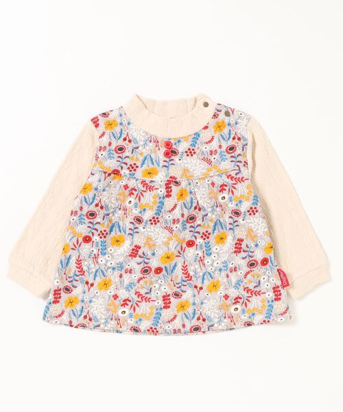 RAGMART（ラグマート）の「総柄トレーナー 花柄（スウェット・キッズ・ネイビー/アイボリー・90cm/95cm/80ｃｍ）」の9枚目の写真