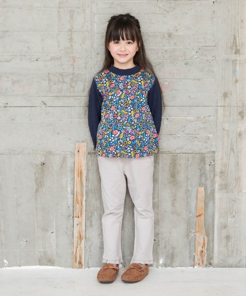 RAGMART（ラグマート）の「総柄トレーナー 花柄（スウェット・キッズ・ネイビー/アイボリー・90cm/95cm/80ｃｍ）」の8枚目の写真