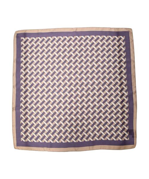 CRAFT STANDARD BOUTIQUE（クラフトスタンダードブティック）の「キカガク柄スカーフ　＊（バンダナ/スカーフ・レディース・ブラウン/ベージュ・FREE）」の4枚目の写真