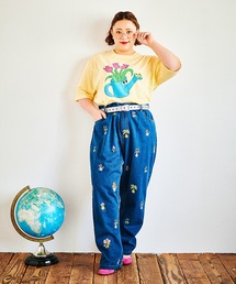 PUNYUS | フラワーフレンズ刺繍デニムパンツ(デニムパンツ)